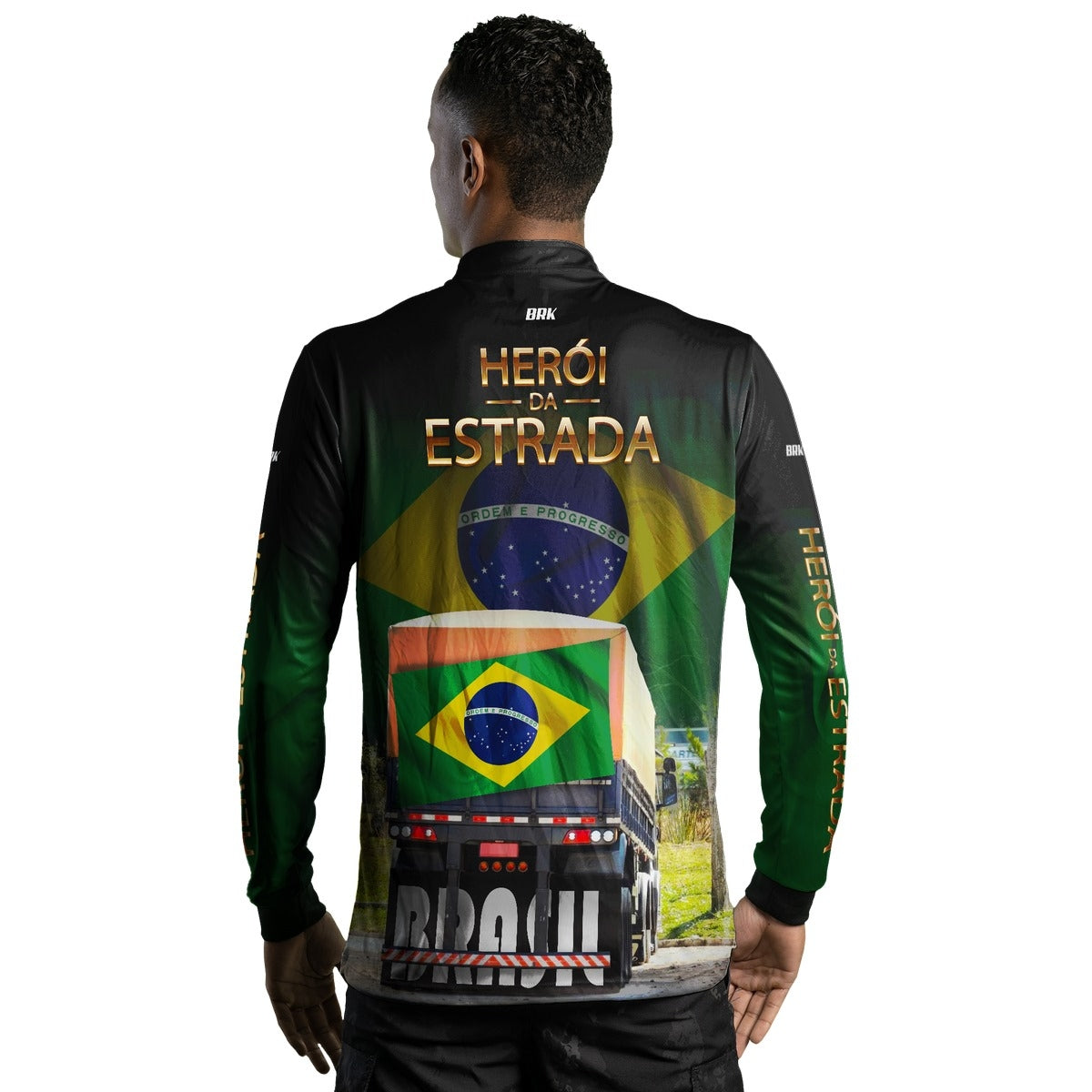 Camisa Agro Brk Heróis da Estrada Brasil com Proteção Solar UV50+ - Brk Agro