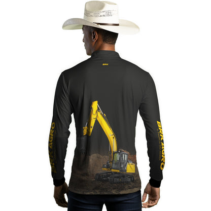 Camisa Agro Brk Escavadeira com Proteção Solar UV50+ - Brk Agro