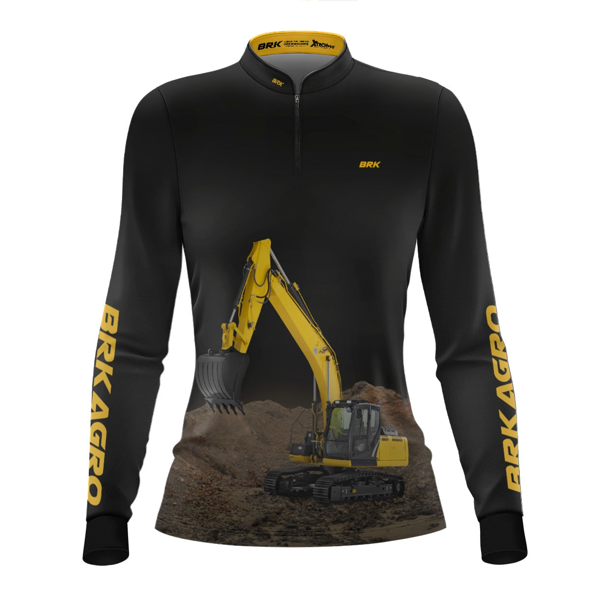 Camisa Agro Feminina Brk Escavadeira com Proteção Solar UV50+ - Brk Agro