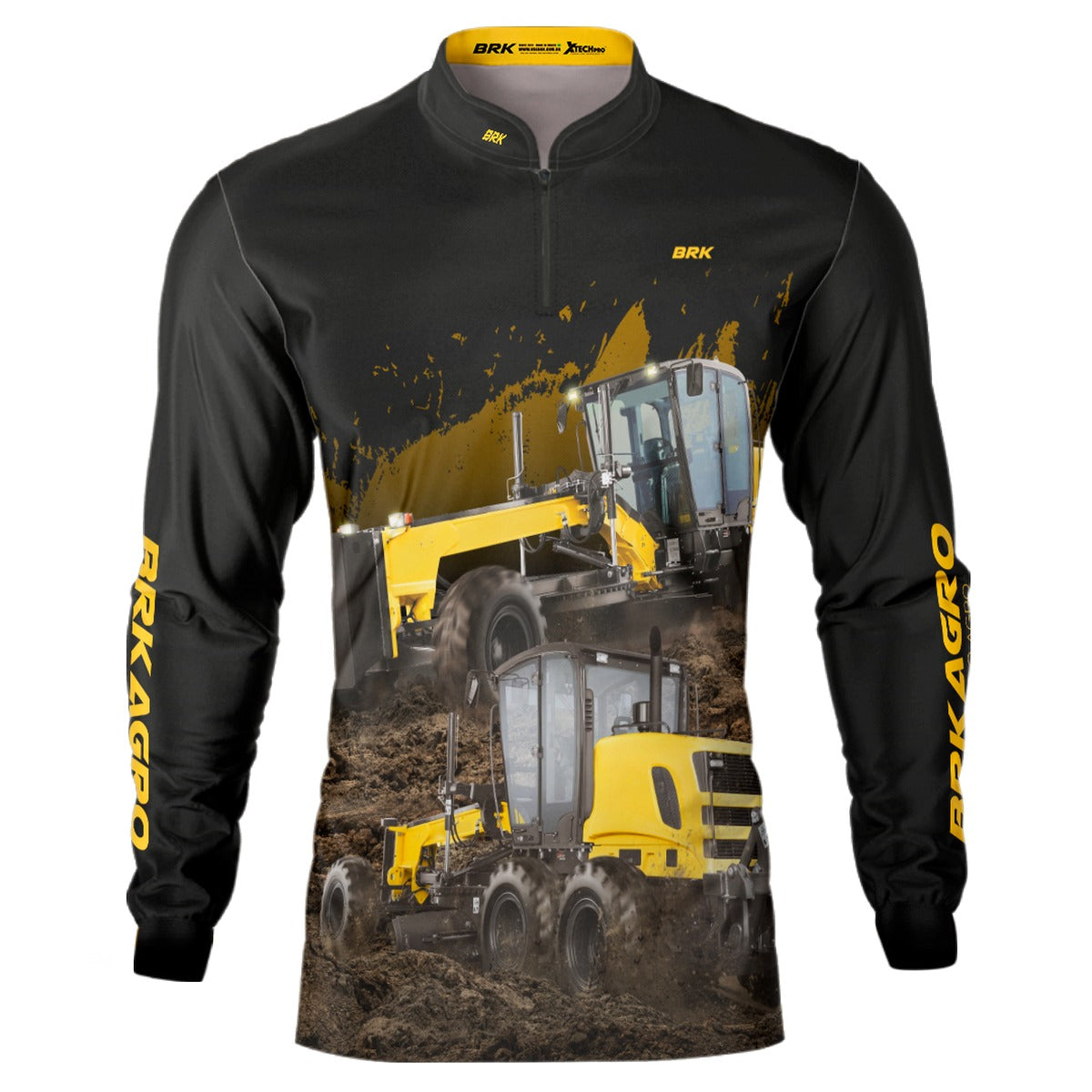 Camisa Agro Brk Motoniveladora com Proteção Solar UV50+ - Brk Agro