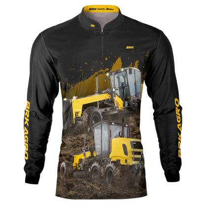 Camisa Agro Brk Motoniveladora com Proteção Solar UV50+ - Brk Agro