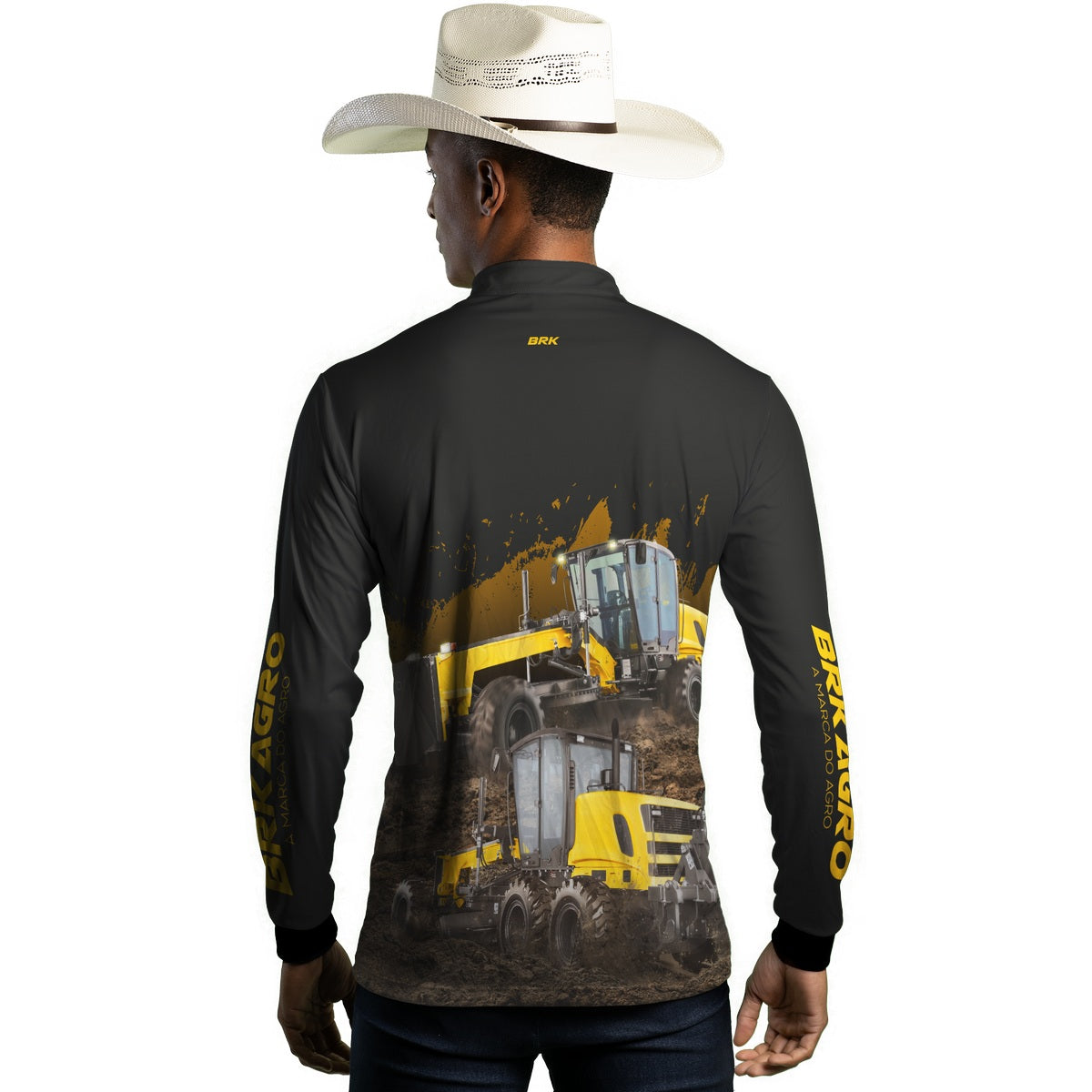 Camisa Agro Brk Motoniveladora com Proteção Solar UV50+ - Brk Agro
