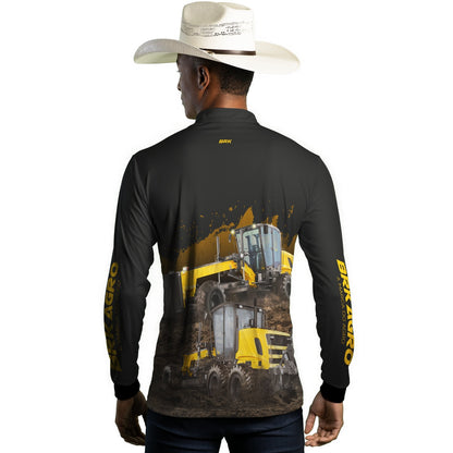 Camisa Agro Brk Motoniveladora com Proteção Solar UV50+ - Brk Agro