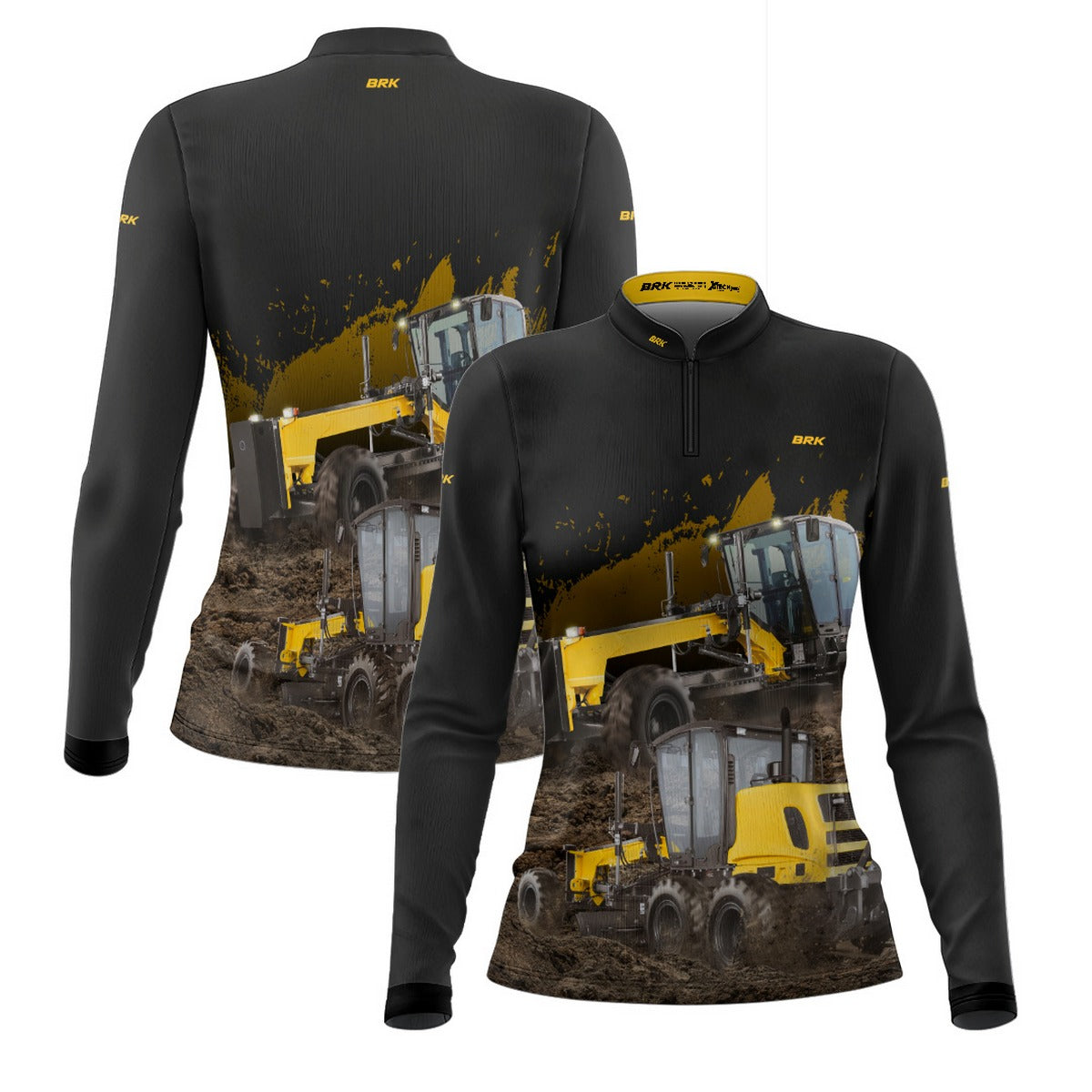 Camisa Agro Feminina Brk Motoniveladora com Proteção Solar UV50+ - Brk Agro