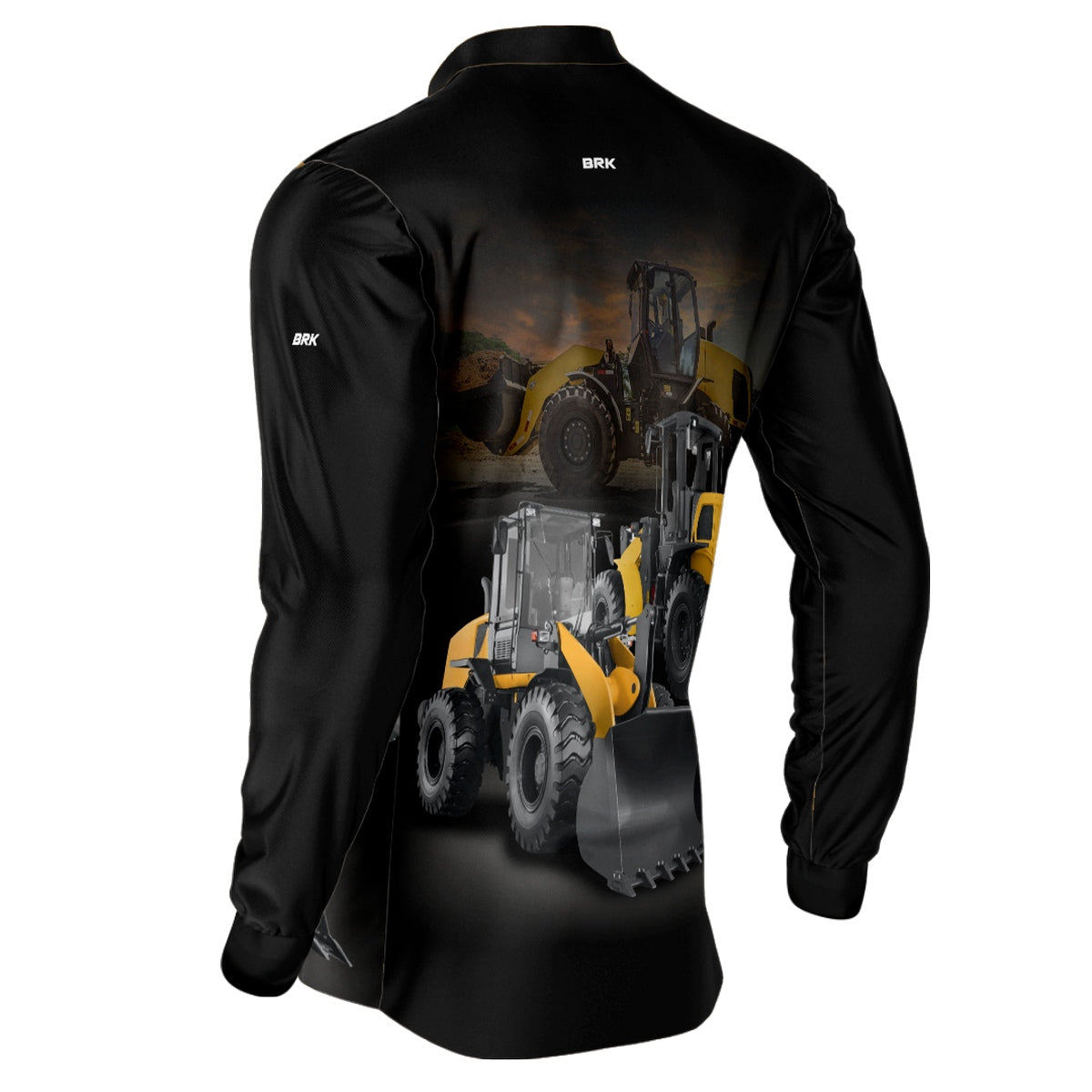 Camisa Agro Brk Pá Carregadeira com Proteção Solar UV50+ - Brk Agro