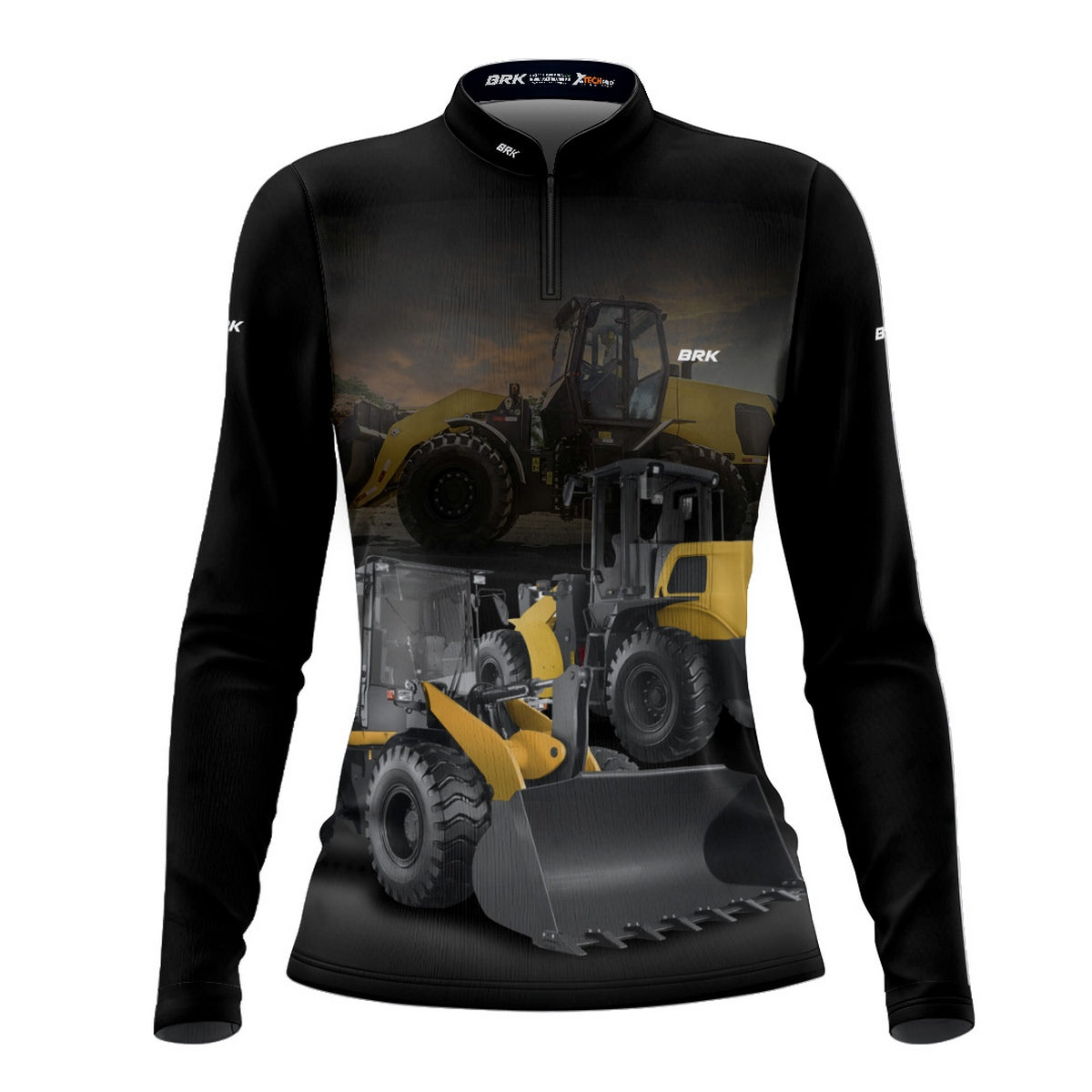 Camisa Agro Feminina Brk Pá Carregadeira com Proteção Solar UV50+ - Brk Agro