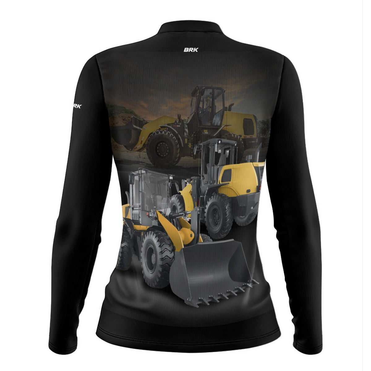 Camisa Agro Feminina Brk Pá Carregadeira com Proteção Solar UV50+ - Brk Agro
