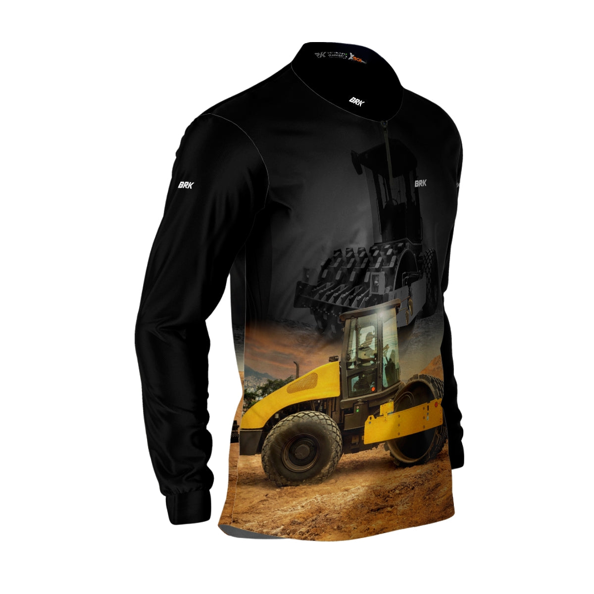 Camisa Agro Brk Rolo Compactador com Proteção Solar UV50+ - Brk Agro