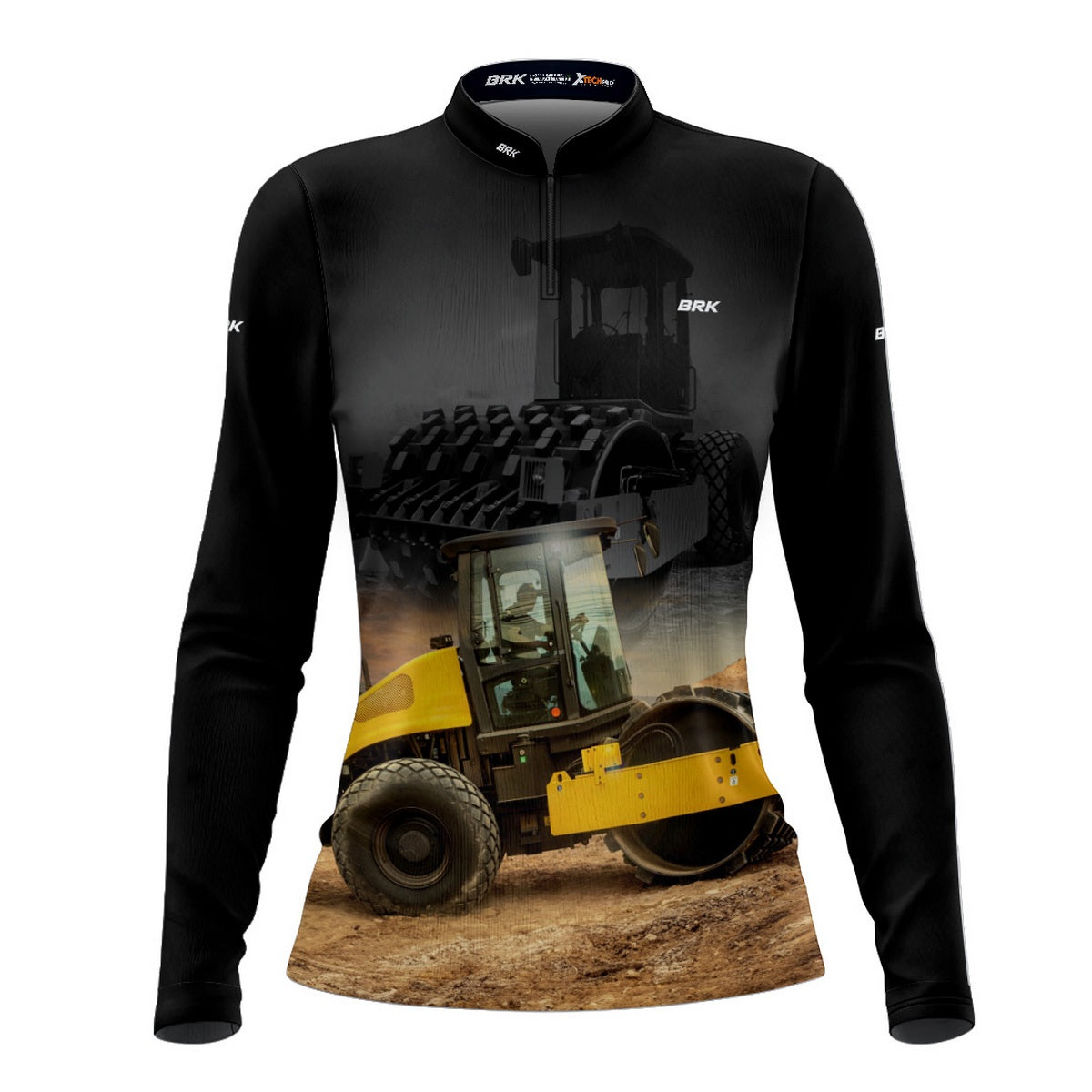 Camisa Agro Feminina Brk Rolo Compactador com Proteção Solar UV50+ - Brk Agro