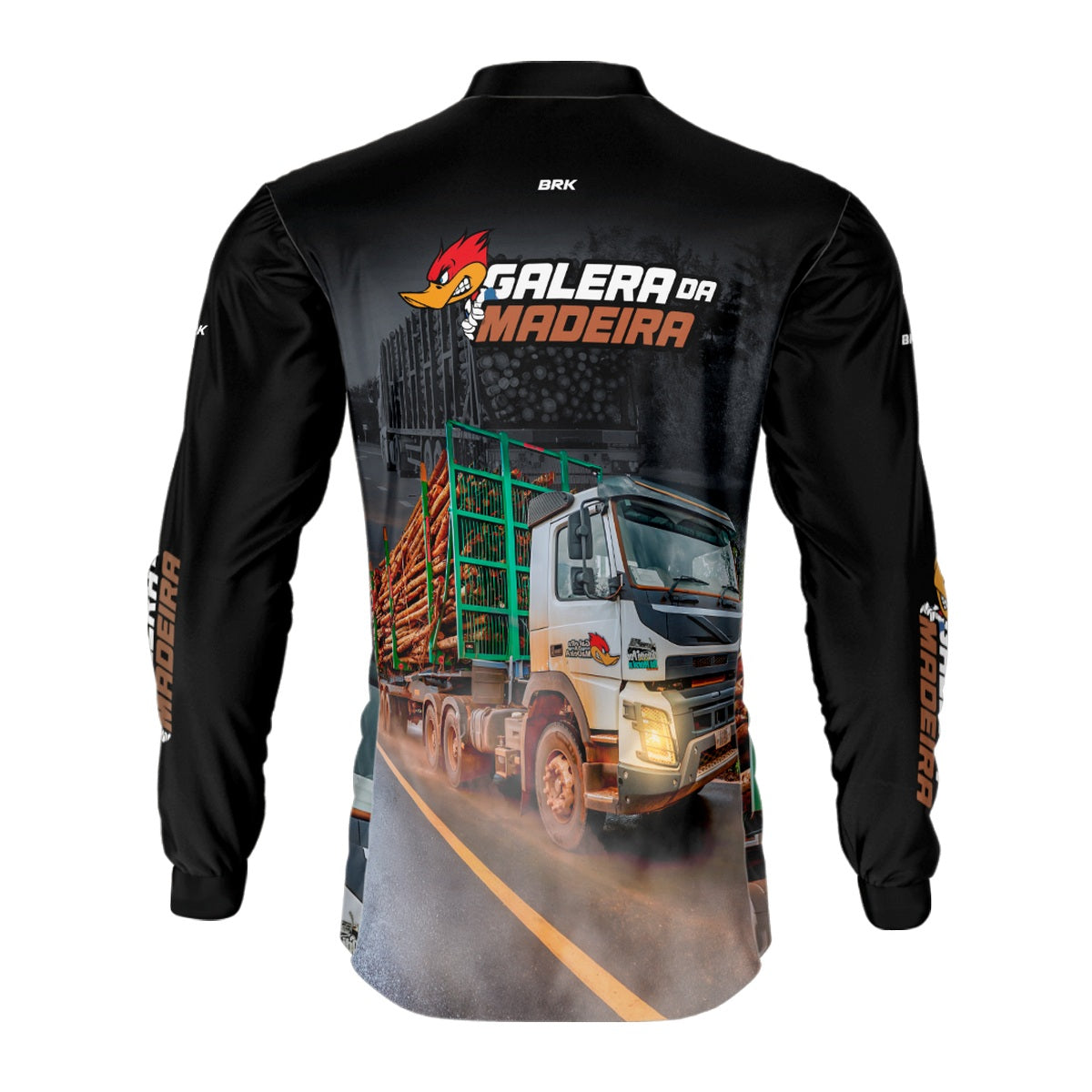 Camisa Agro Brk Galera da Madeira com Proteção Solar UV50+ - Brk Agro