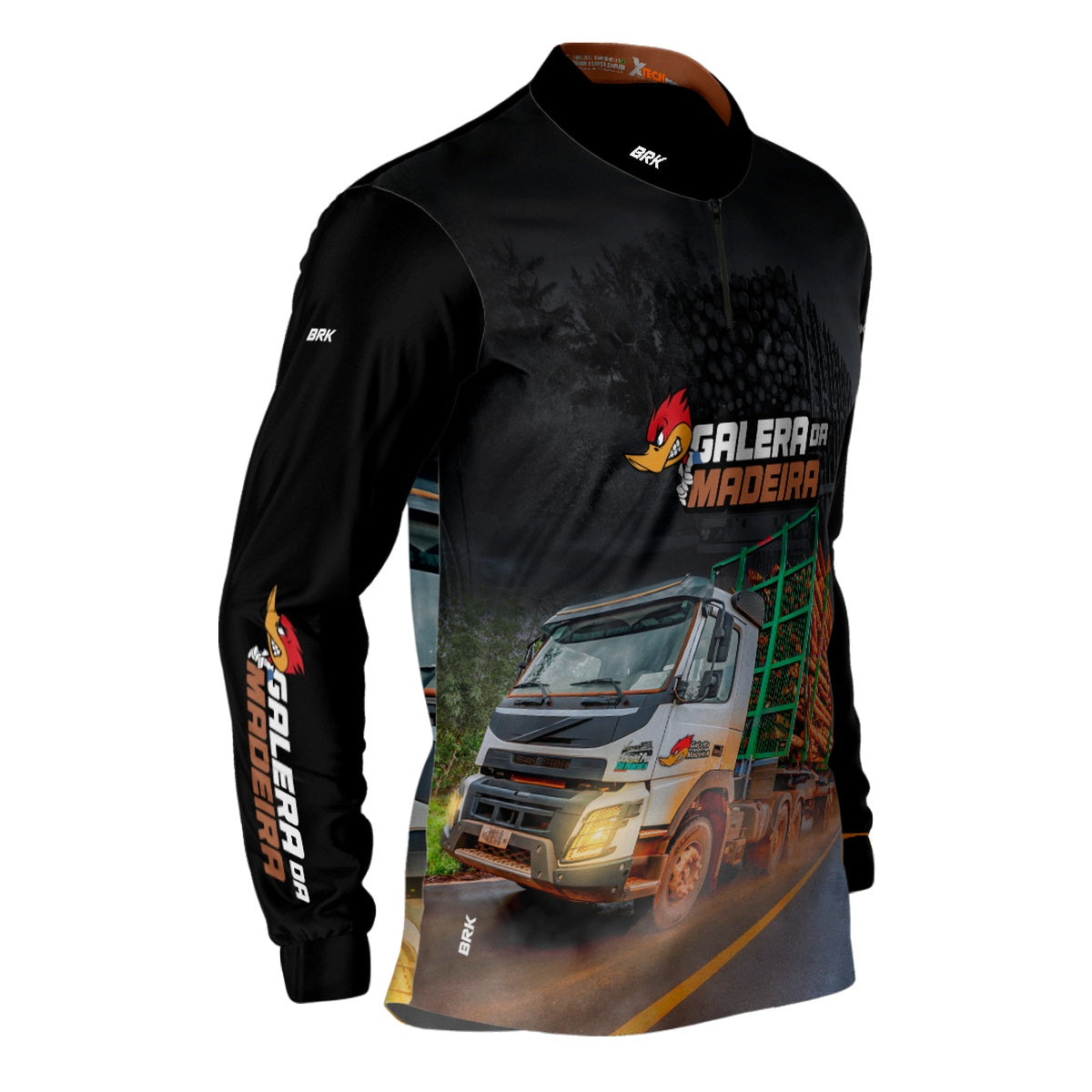 Camisa Agro Brk Galera da Madeira com Proteção Solar UV50+ - Brk Agro