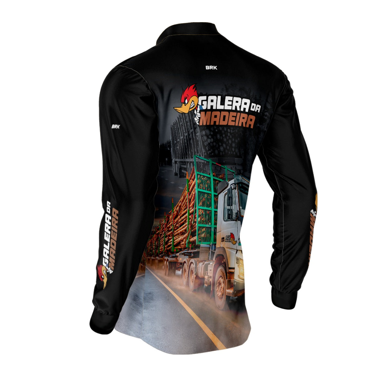 Camisa Agro Brk Galera da Madeira com Proteção Solar UV50+ - Brk Agro