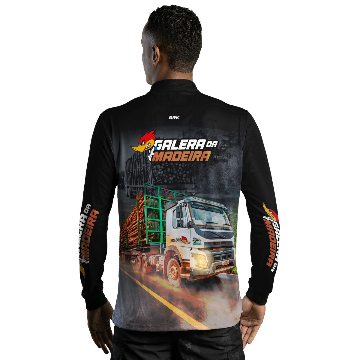 Camisa Agro Brk Galera da Madeira com Proteção Solar UV50+ - Brk Agro