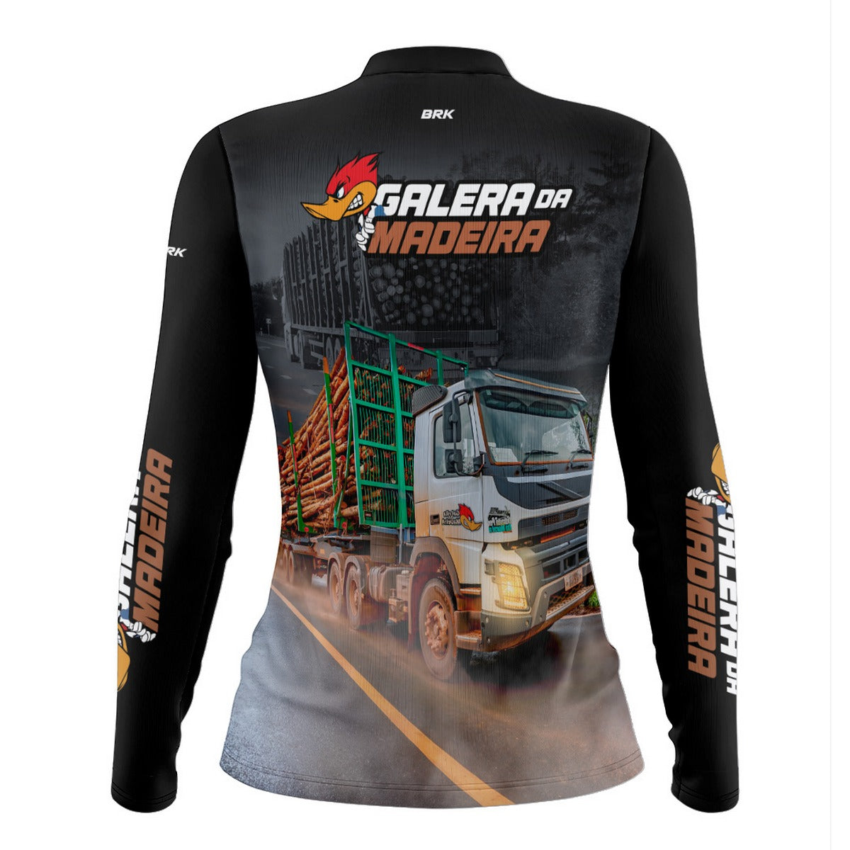 Camisa Agro Feminina Brk Galera da Madeira com Proteção Solar UV50+ - Brk Agro