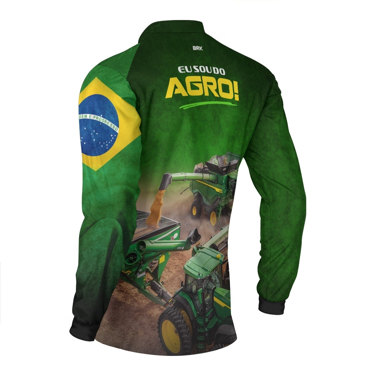 Camisa Agro Brk Eu Sou do Agro Safra Brasileira com Proteção UV50 - Envio Imediato - Brk Agro