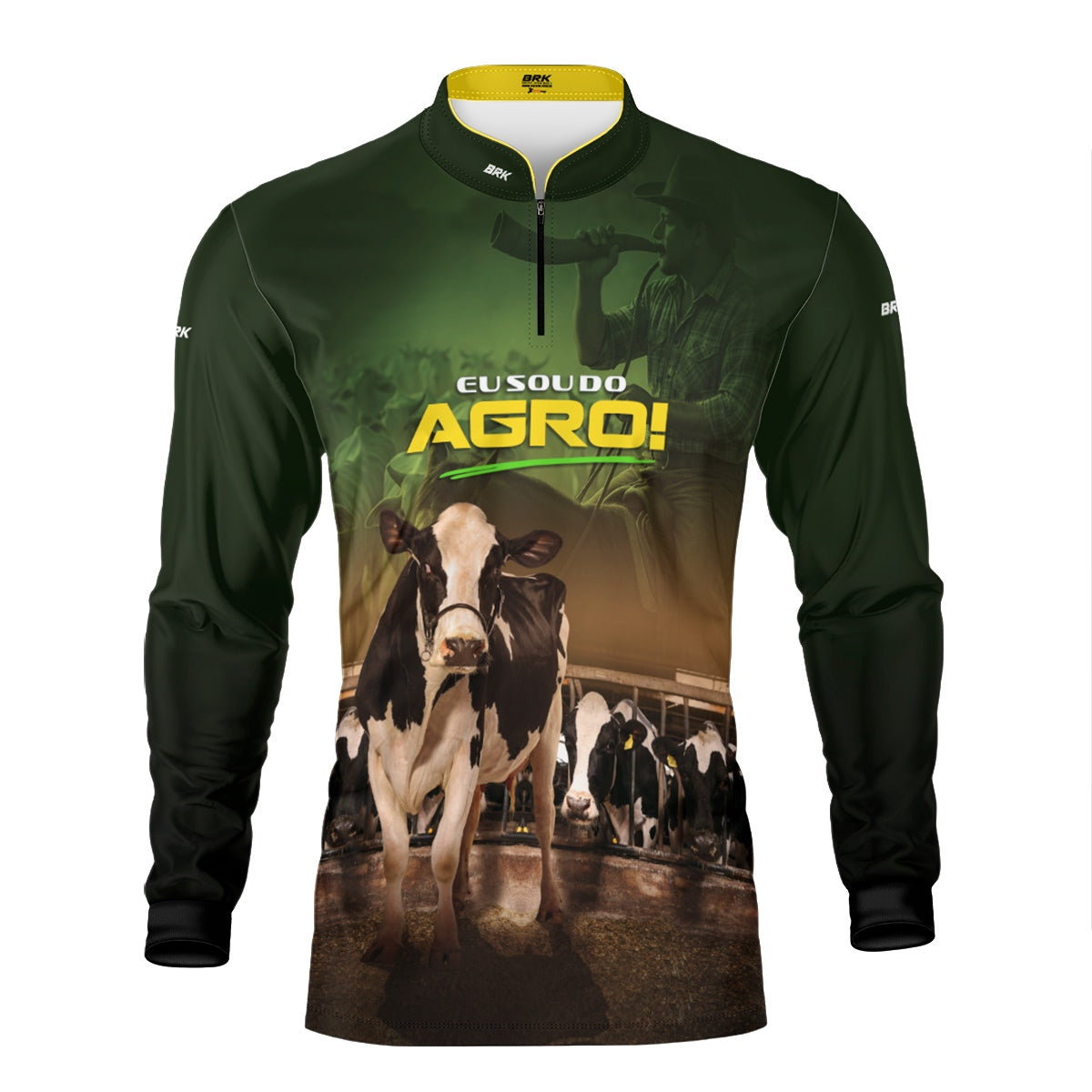 Camisa Agro Brk Eu Sou do Agro Nelore com Proteção UV50 - Envio Imediato - Brk Agro