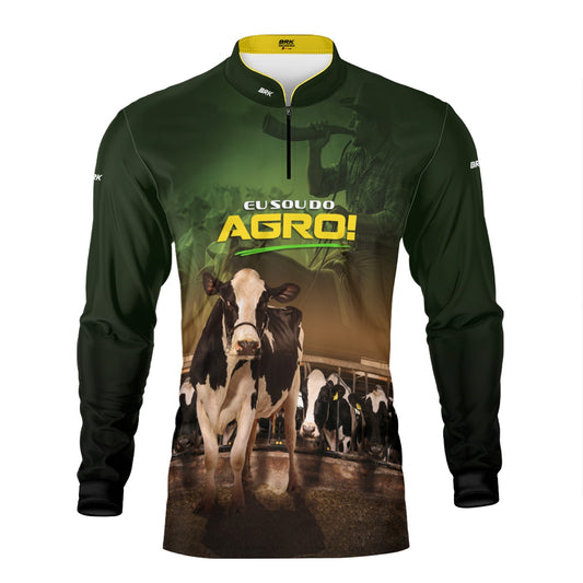 Camisa Agro Brk Eu Sou do Agro Nelore com Proteção UV50 - Envio Imediato - Brk Agro
