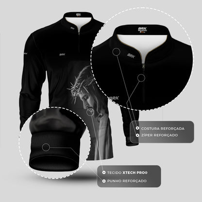Camisa Agro Brk Eu Sou do Agro A paixão de Cristo com Proteção UV50 - Envio Imediato - Brk Agro