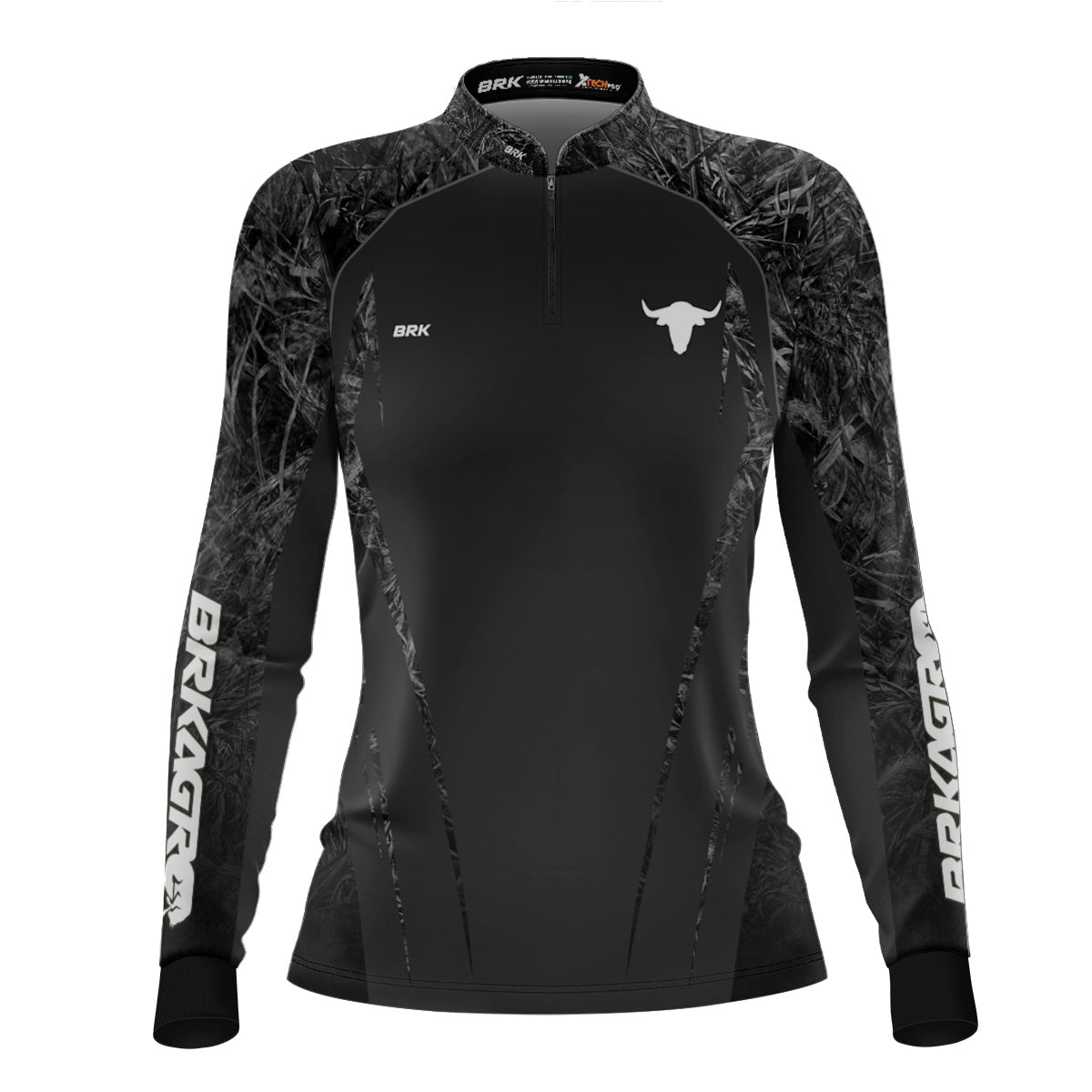 Camisa Feminina Agro Brk Camuflado Real Tree Made In Agro com Proteção Solar UV50+