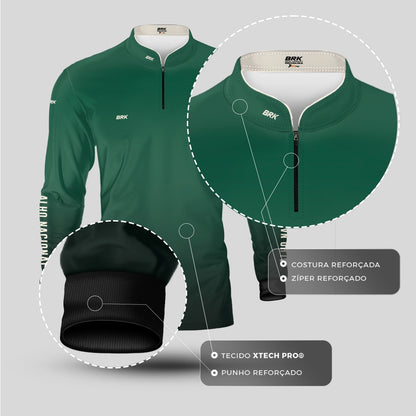 Camisa Agro Brk Alho Nacional Brasil com Proteção Solar UV50+ - Brk Agro