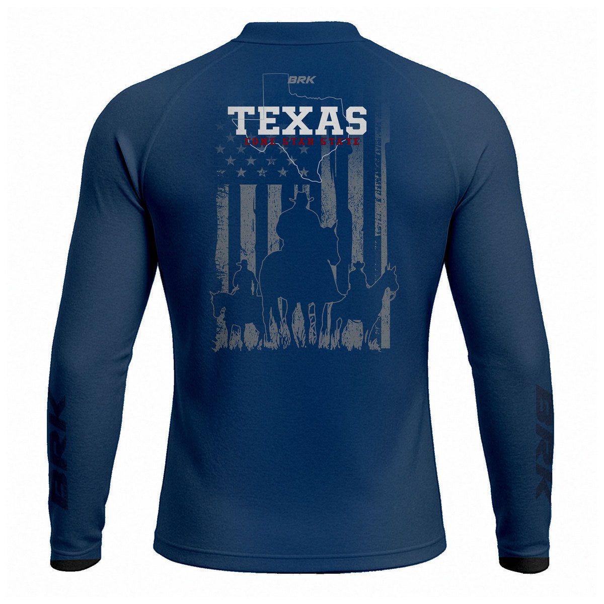 Camisa Raglan Brk Texas Lone Star State com Proteção UV50+ - Brk Agro