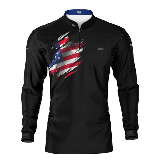 Camisa Agro Brk Clean Bandeira EUA com Proteção UV50+