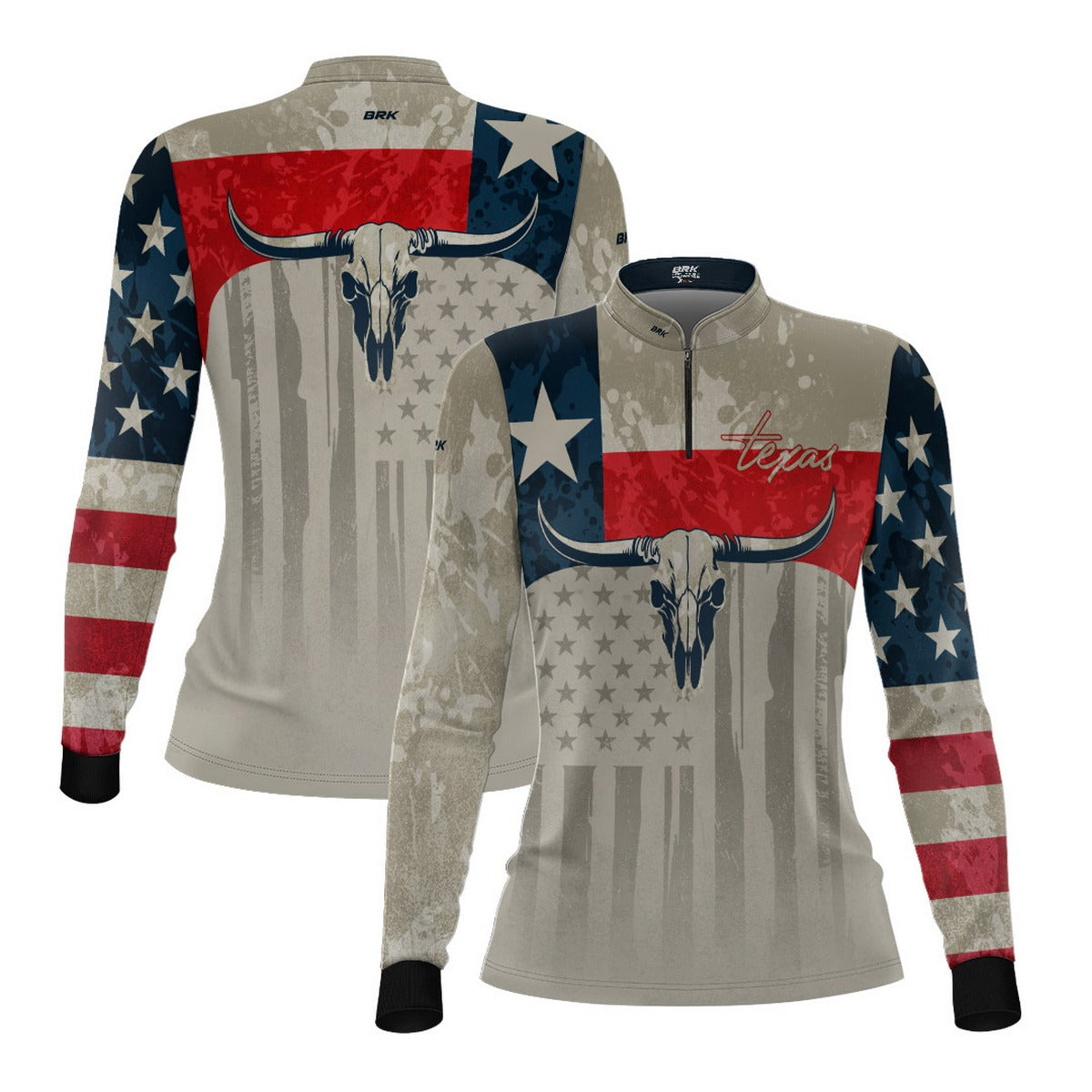 Camisa Agro Feminina Brk Texas Longhorn com Proteção UV50+ - Brk Agro