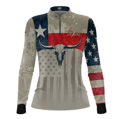 Camisa Agro Feminina Brk Texas Longhorn com Proteção UV50+ - Brk Agro