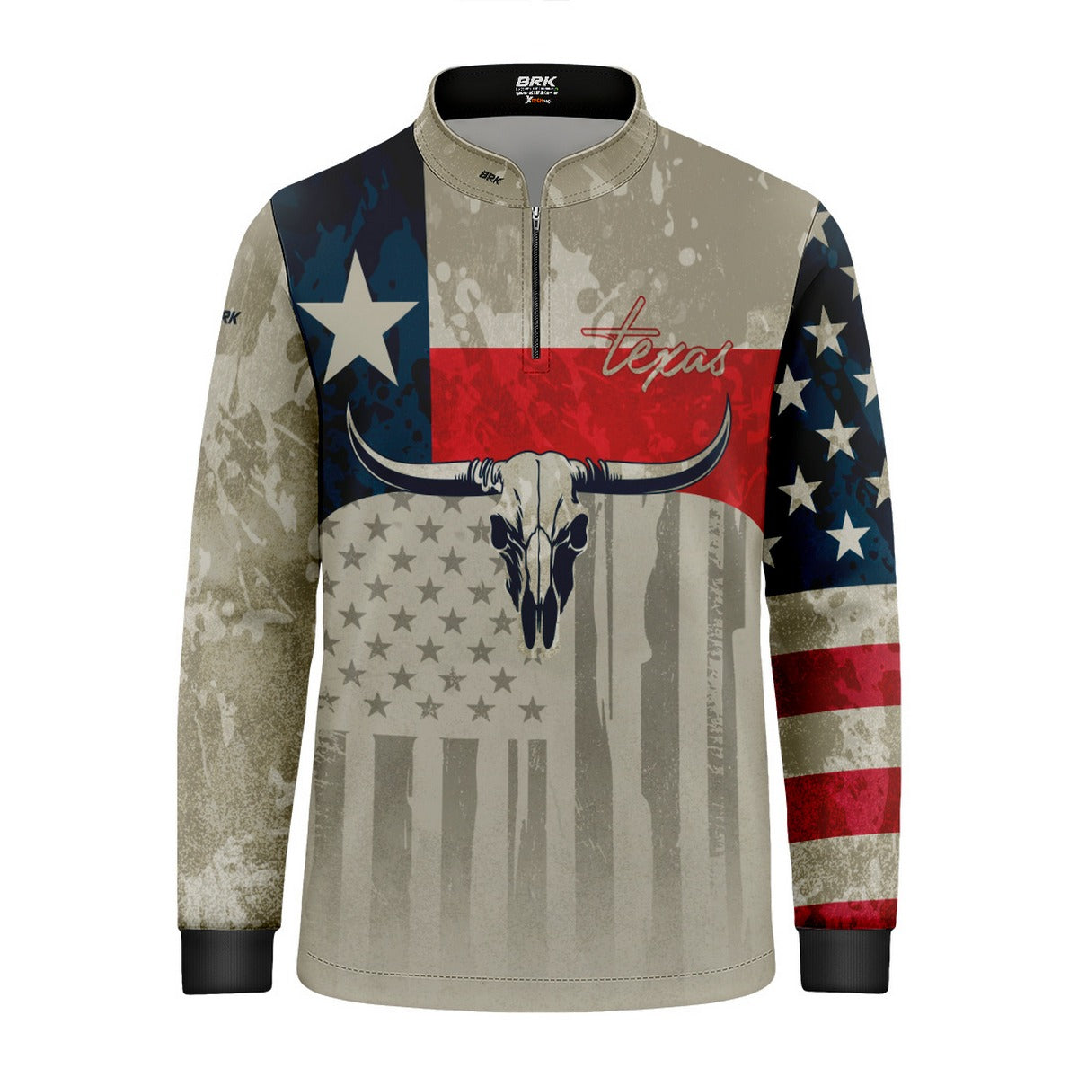 Camisa Agro Infantil Brk Texas Longhorn com Proteção UV50+ - Brk Agro