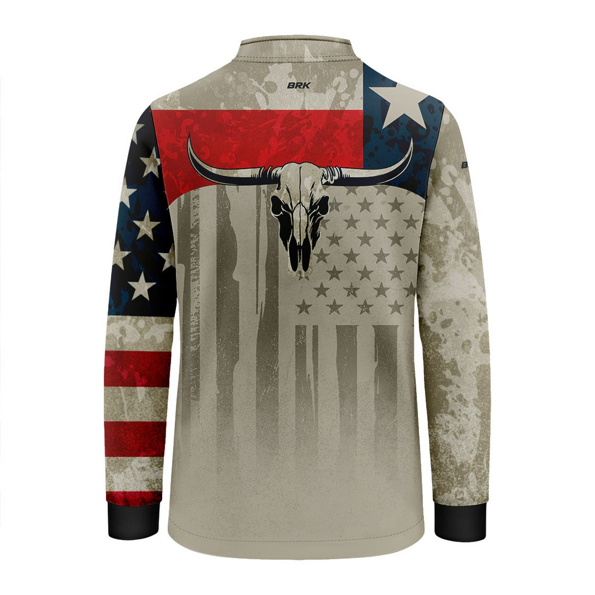 Camisa Agro Infantil Brk Texas Longhorn com Proteção UV50+ - Brk Agro