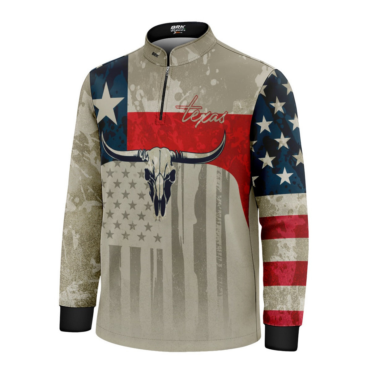 Camisa Agro Infantil Brk Texas Longhorn com Proteção UV50+ - Brk Agro