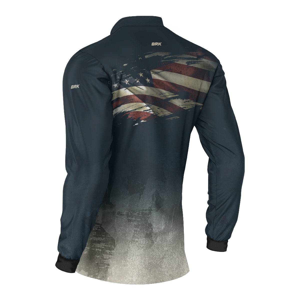 Camisa Agro Brk Clean Bandeira dos EUA com Proteção UV50+ - Brk Agro