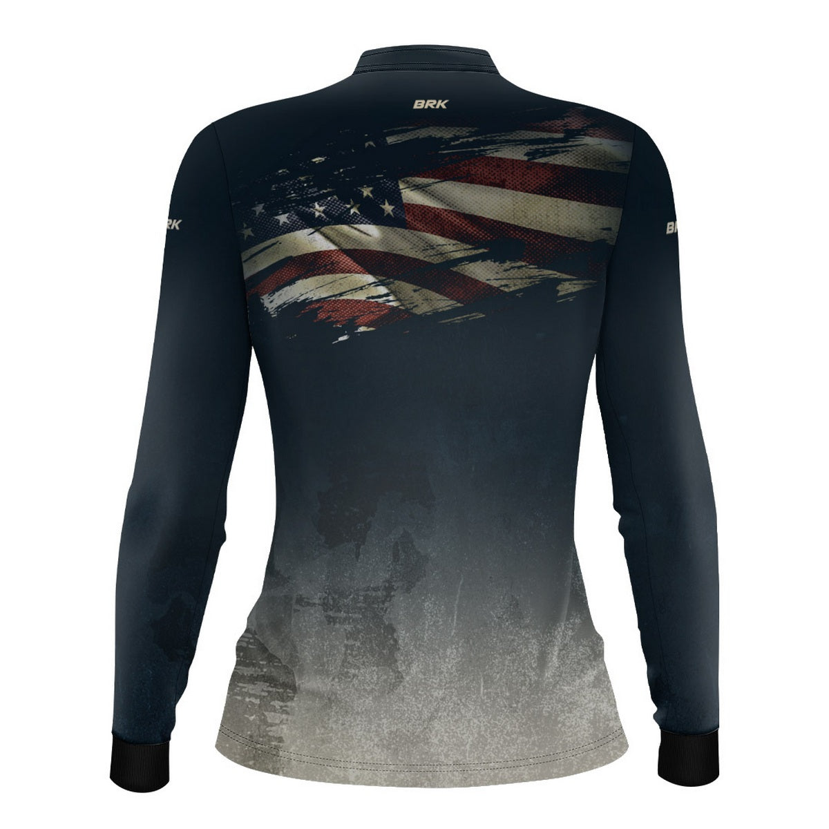 Camisa Agro Feminina Brk Clean Bandeira dos EUA com Proteção UV50+ - Brk Agro