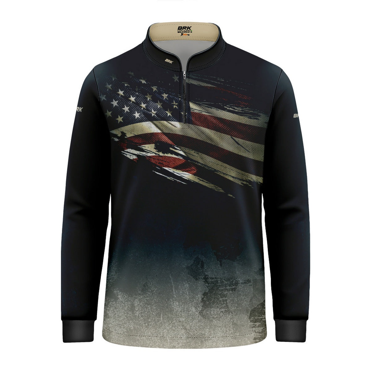 Camisa Agro Infantil Brk Clean Bandeira dos EUA com Proteção UV50+ - Brk Agro