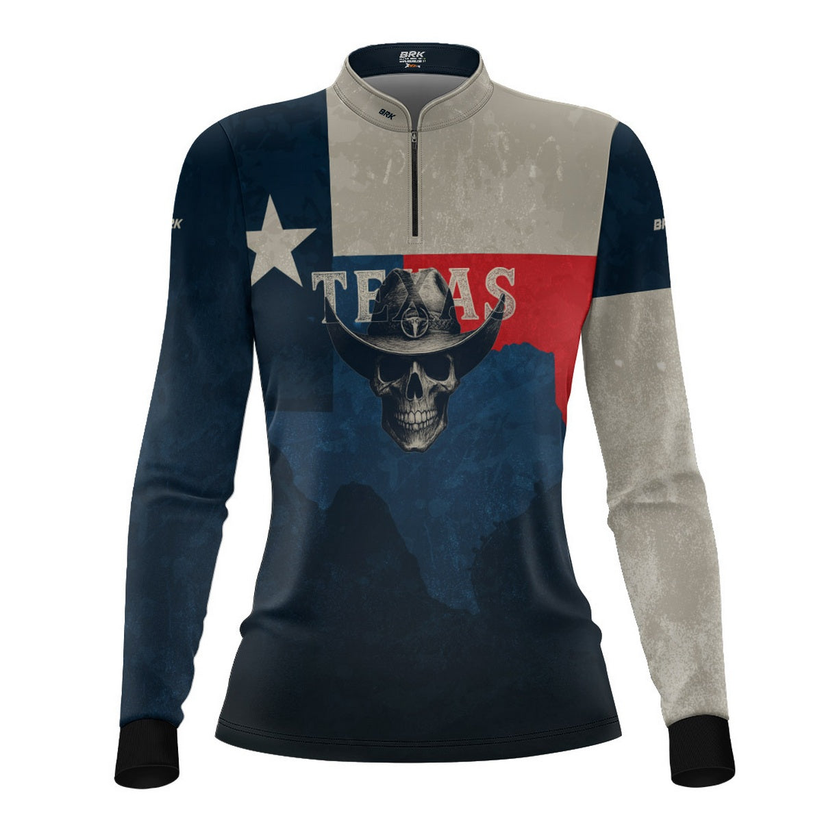 Camisa Agro Feminina Brk Skull Texas com Proteção UV50+ - Brk Agro