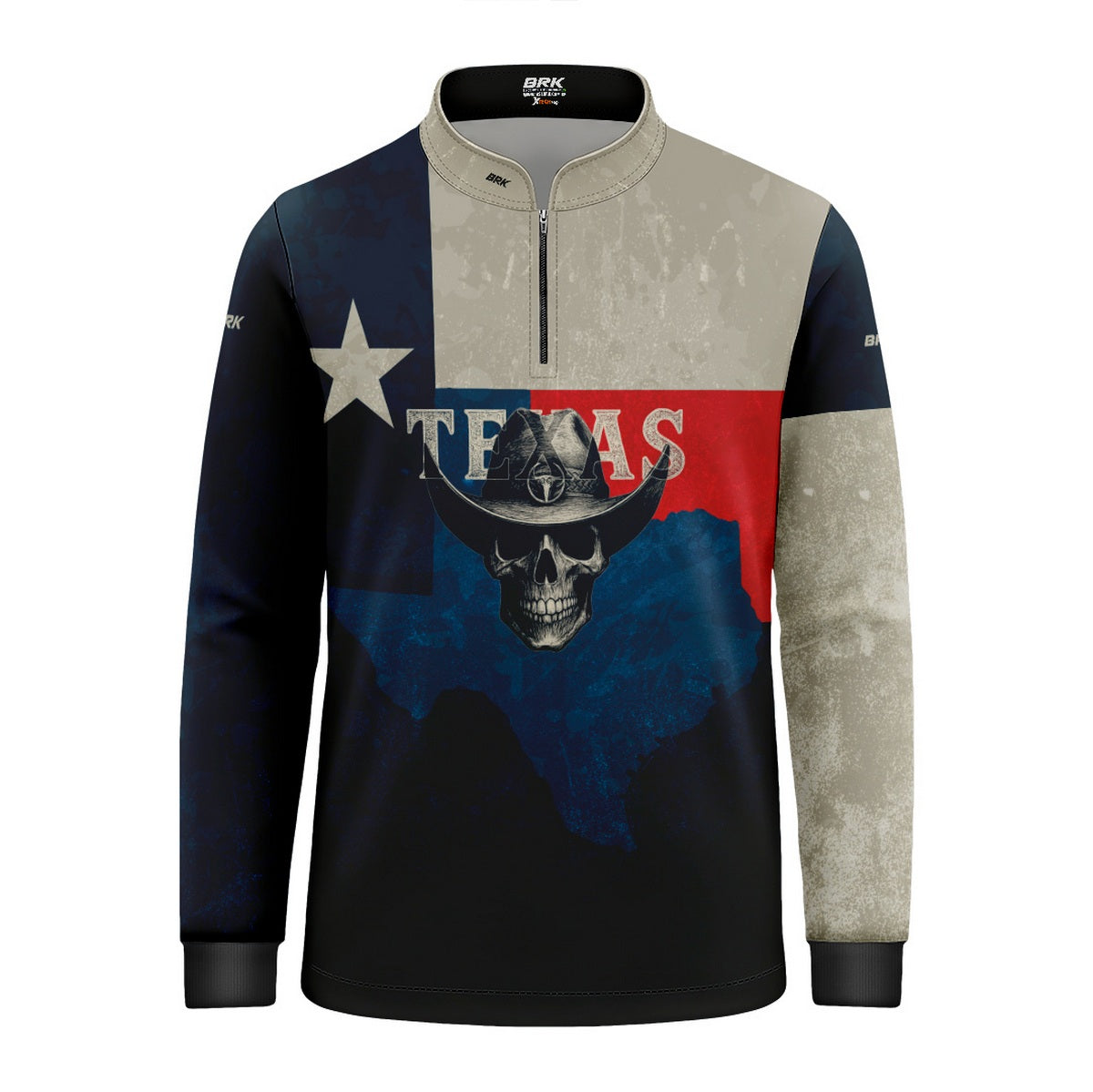 Camisa Agro Infantil Brk Skull Texas com Proteção UV50+ - Brk Agro