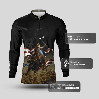 Camisa Agro Brk Texas Cowboy com Proteção UV50+ - Brk Agro