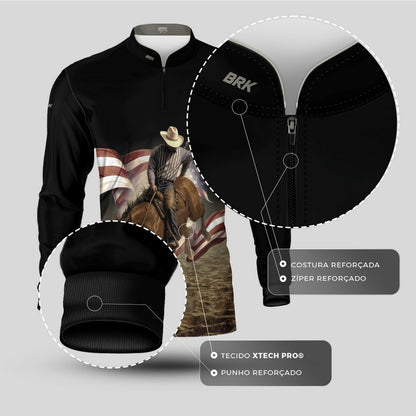 Camisa Agro Brk Texas Cowboy 2 com Proteção UV50+ - Brk Agro