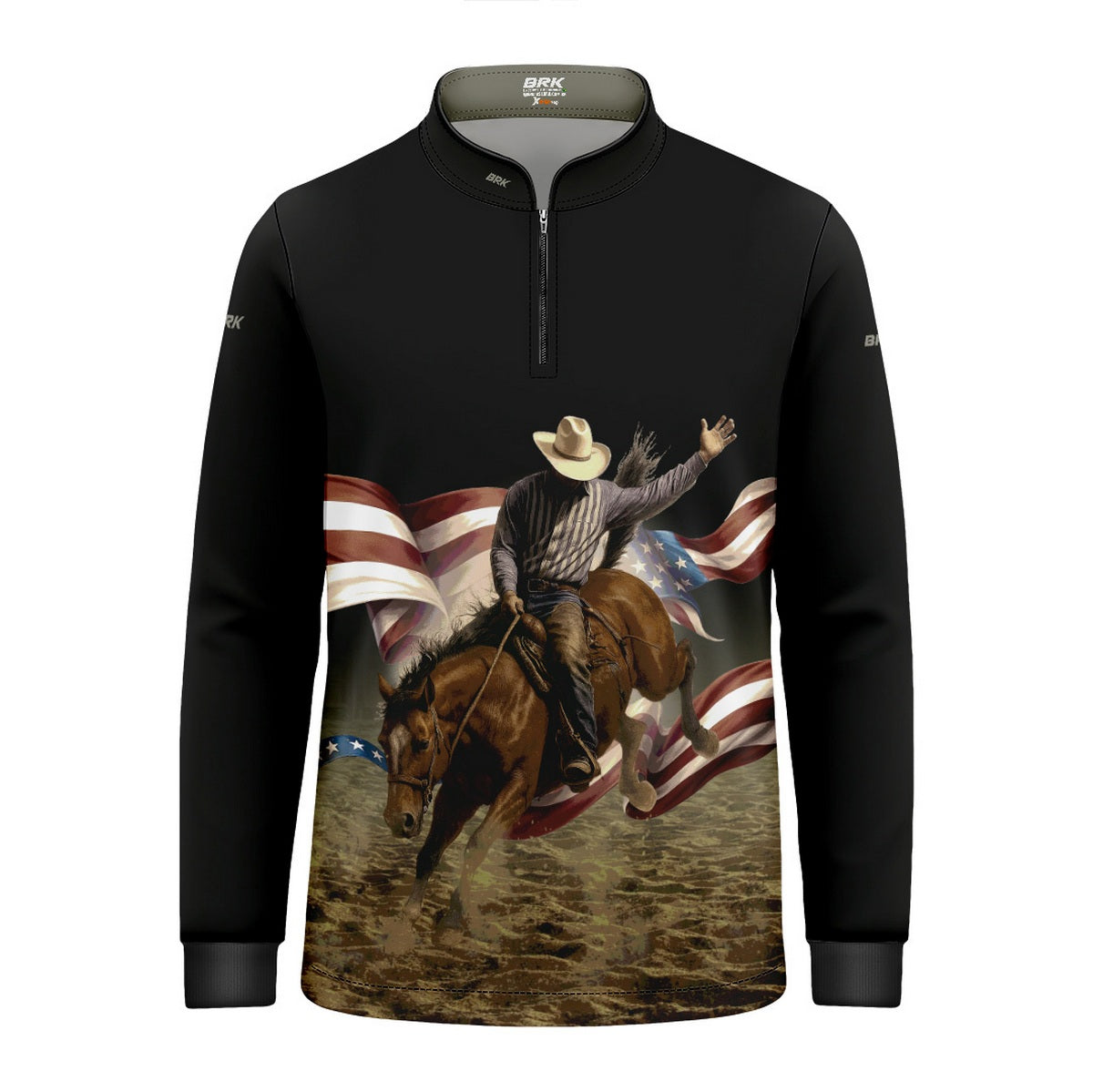 Camisa Agro Infantil Brk Texas Cowboy 2 com Proteção UV50+ - Brk Agro