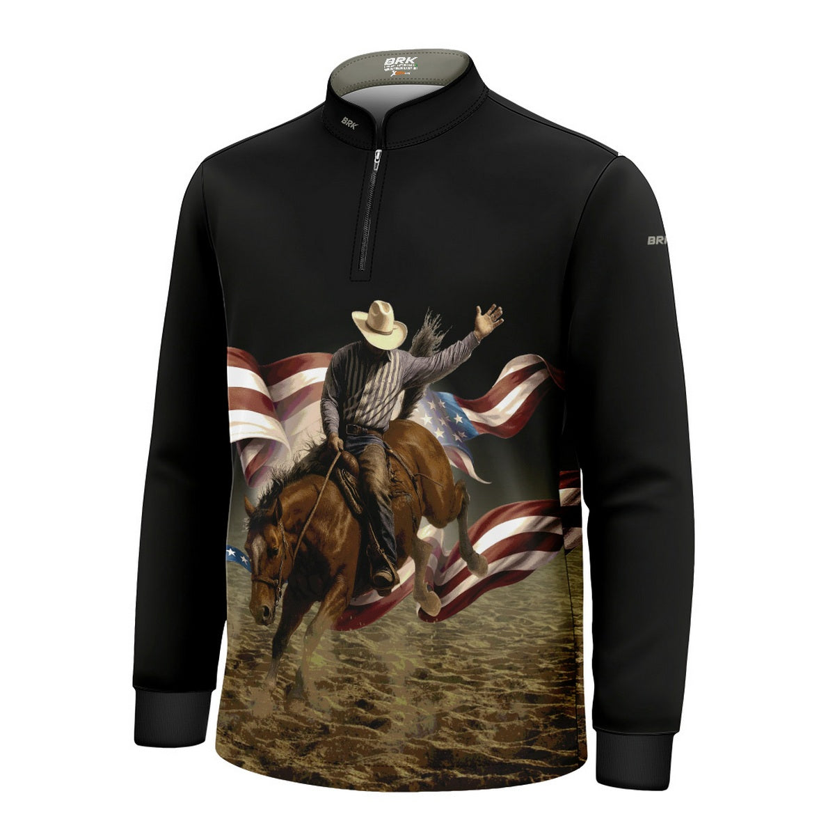 Camisa Agro Infantil Brk Texas Cowboy 2 com Proteção UV50+ - Brk Agro