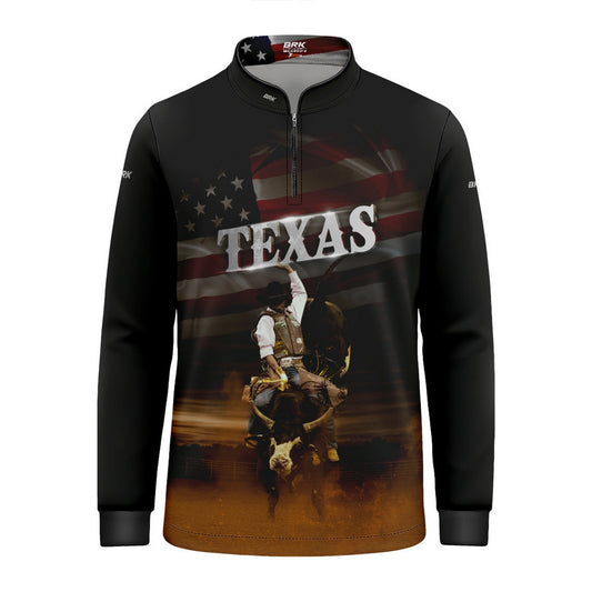 Camisa Agro Infantil Brk Texas Rodeio com Proteção UV50+ - Brk Agro