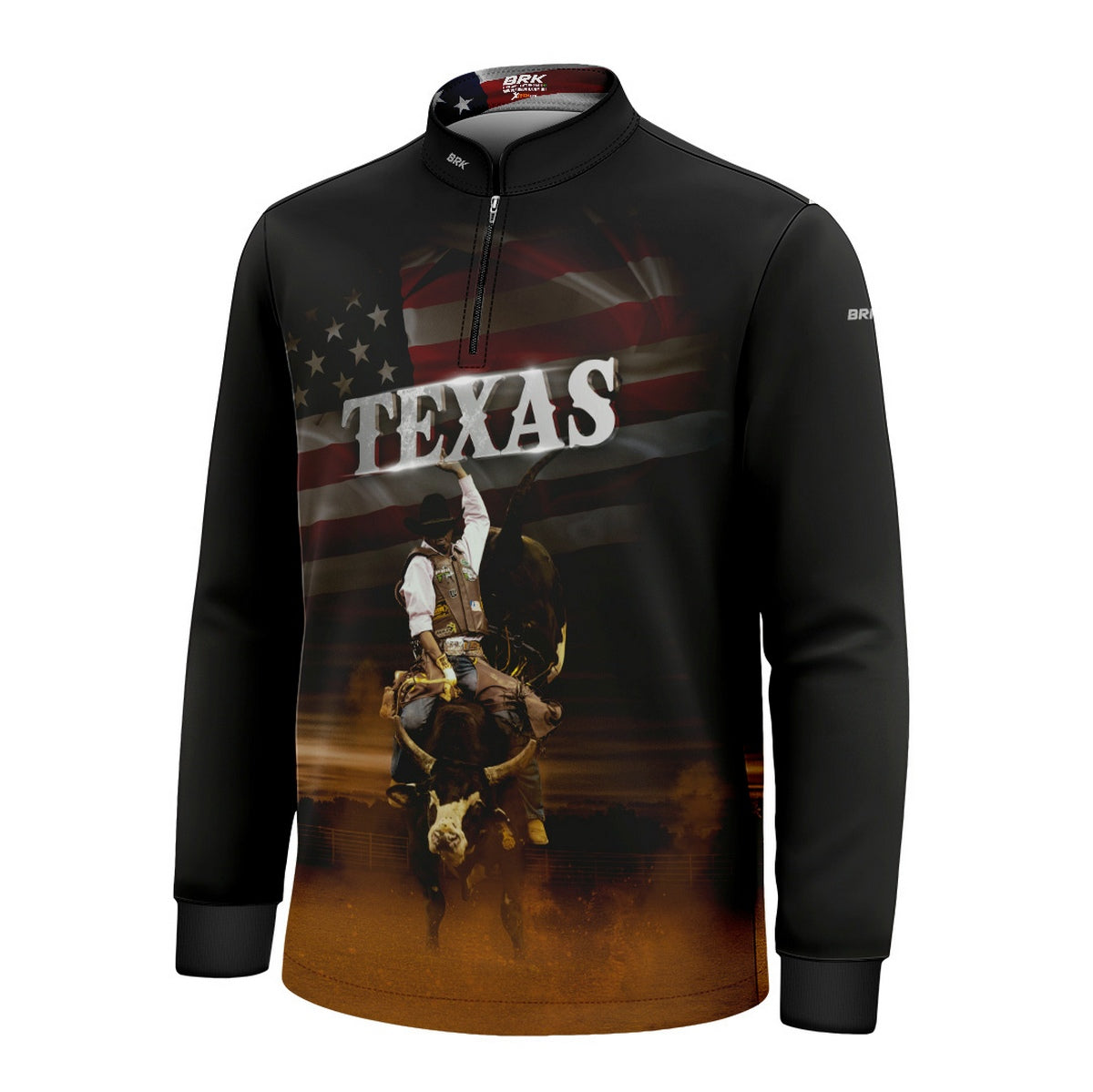 Camisa Agro Infantil Brk Texas Rodeio com Proteção UV50+ - Brk Agro