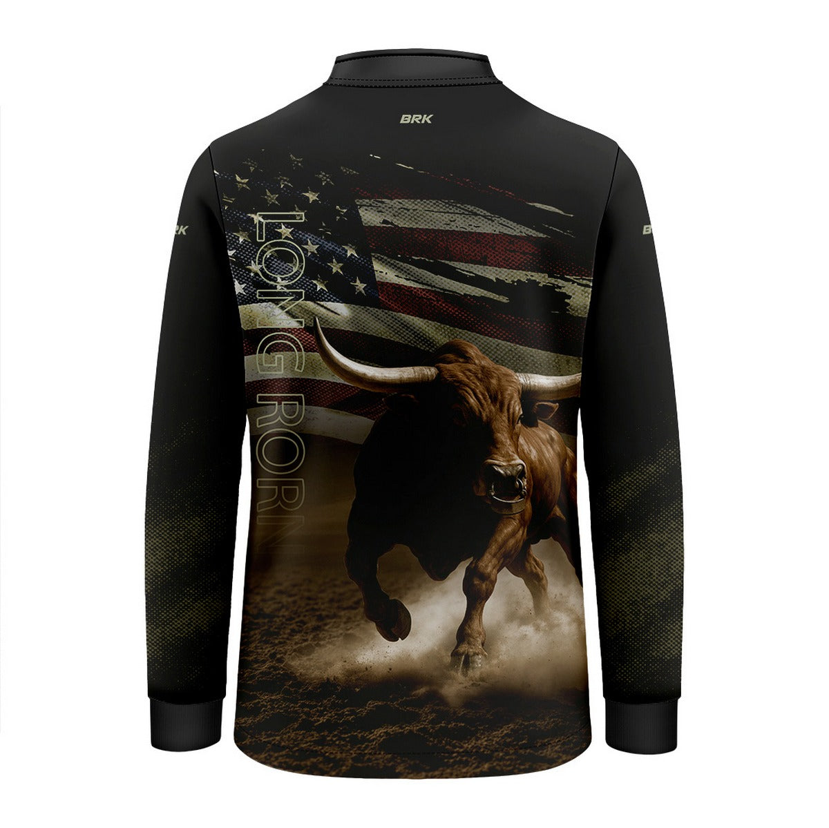 Camisa Agro Infantil Brk Touro Longhorn com Proteção UV50+ - Brk Agro