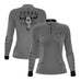 Camisa Agro Feminina Brk Clean Cinza Texas Longhorn com Proteção UV50+ - Brk Agro