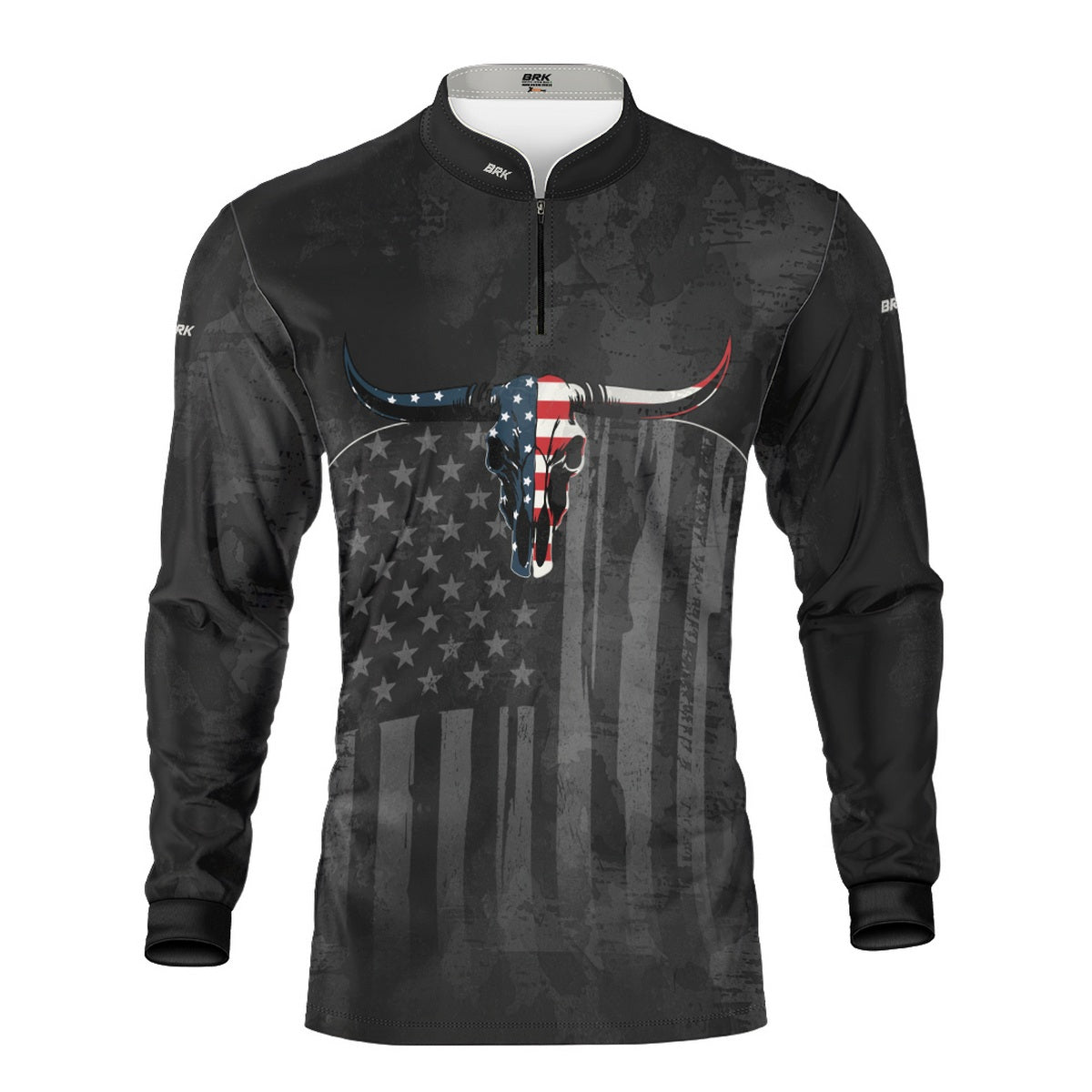 Camisa Agro Brk Skull Longhorn USA com Proteção UV50+ - Brk Agro