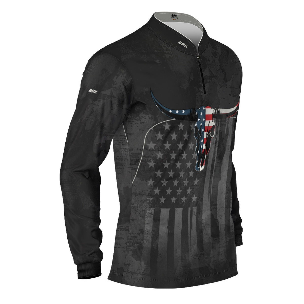 Camisa Agro Brk Skull Longhorn USA com Proteção UV50+ - Brk Agro