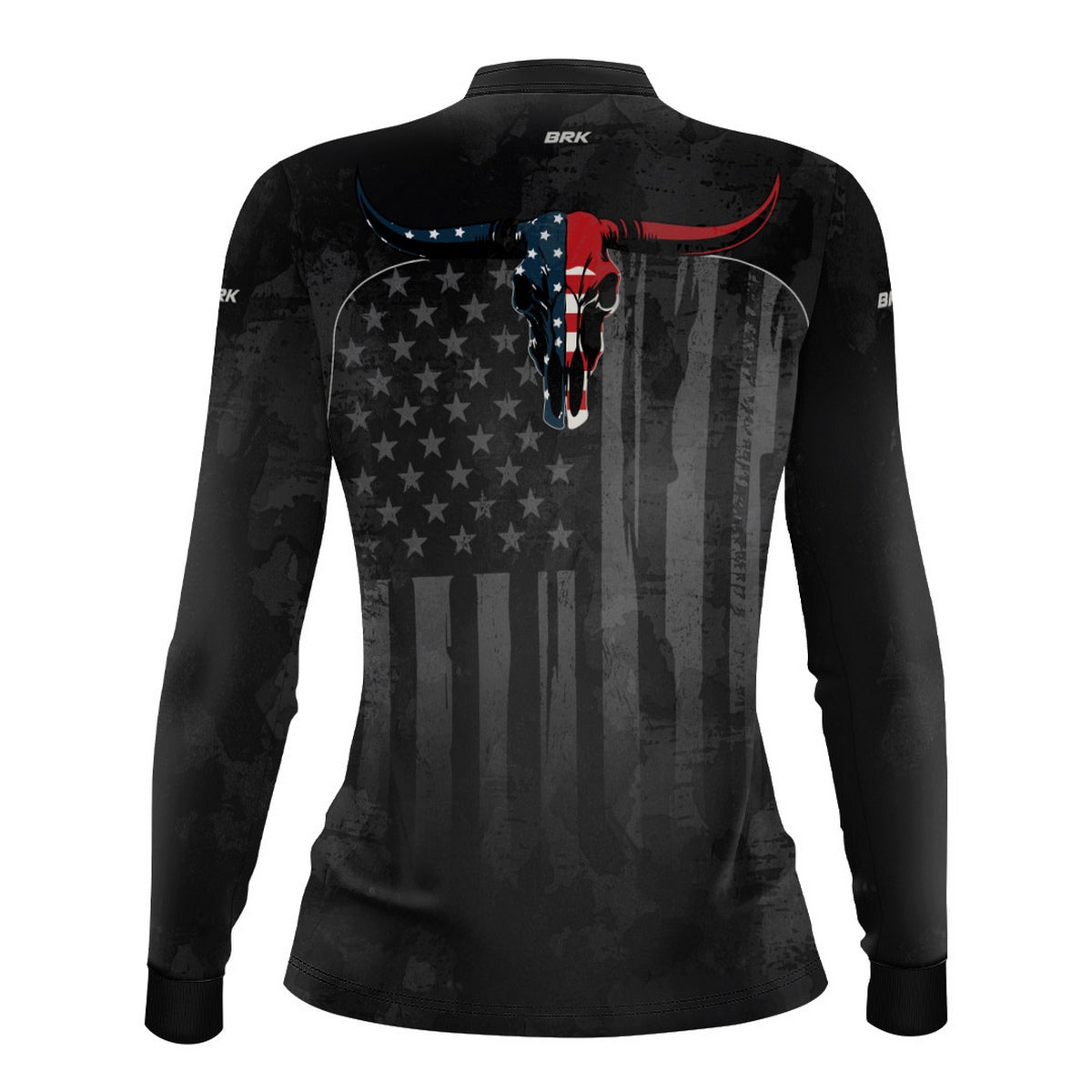 Camisa Agro Feminina Brk Skull Longhorn USA com Proteção UV50+ - Brk Agro