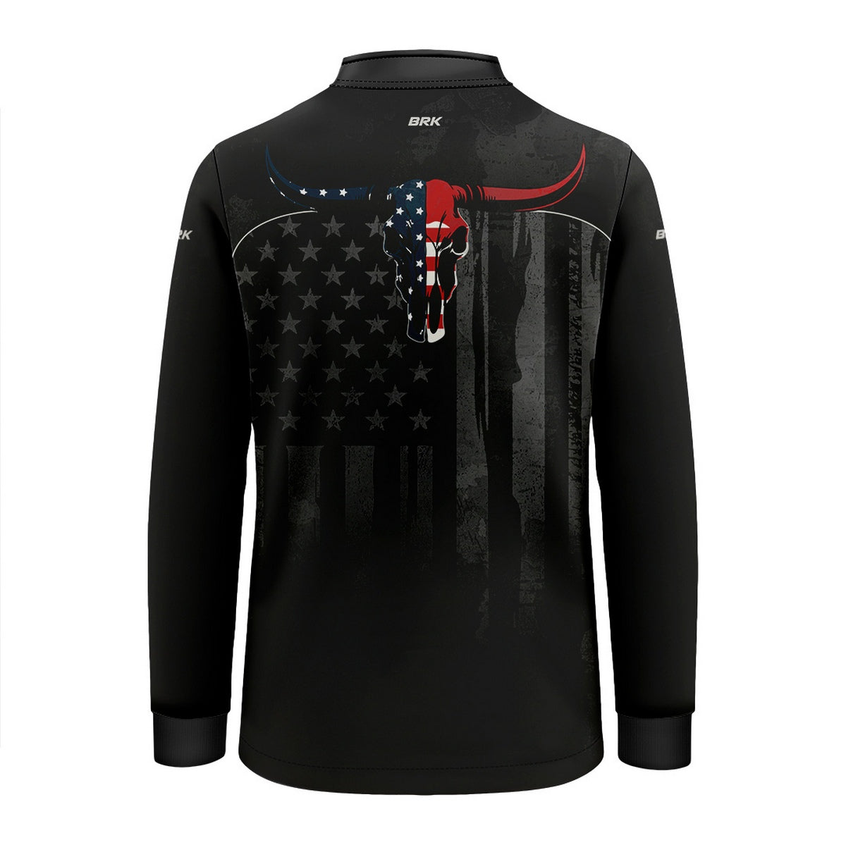 Camisa Agro Infantil Brk Skull Longhorn USA com Proteção UV50+ - Brk Agro