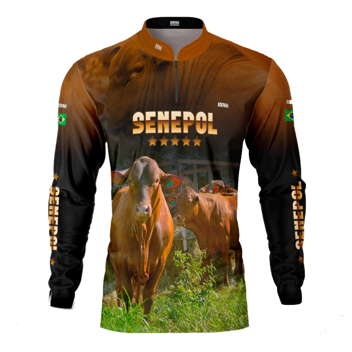 Camisa Agro Brk Senepol Proteção Solar UV50+ - Brk Agro