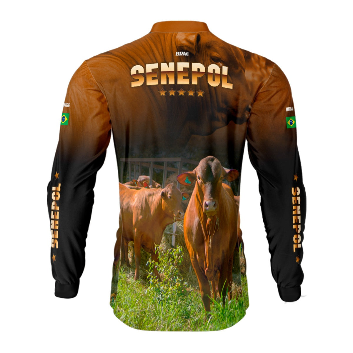 Camisa Agro Brk Senepol Proteção Solar UV50+ - Brk Agro